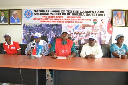 IndustriALL Global Union SOLIDARIZES WITH BBOG TO OBSERVE Two years Anniversary of the Abduction of Chibok Girls