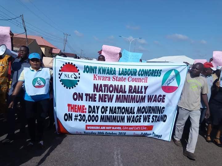 REMARKS BY COMRADE ISSA AREMU mni, CWC/NEC MEMBER, NIGERIA LABOUR CONGRESS (NLC) AT THE NLCs MOBILIZATIONS AND SENSITIZATION RALLY IN ILORIN, KWARA STATE ON TUESDAY OCTOBER 30, 2018