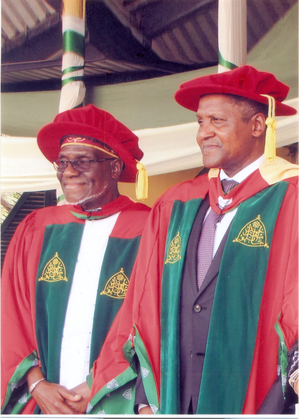 LABOUR SALUTES HASSAN SUNMONU AND ALIKO DANGOTE ON CONFERMENT OF DOCTORATE DEGREES BY A.B.U ZARIA