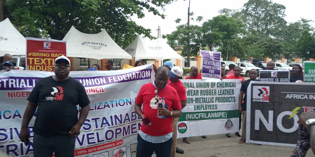 Address By Comrade Issa Aremu Mni, Vice President IndustriAll Global Union At The Commemoration Of 2019 Africa Industrialisation Day (AID)